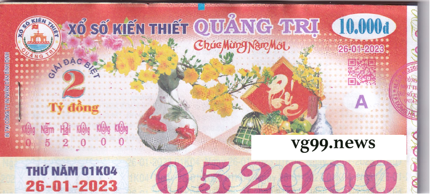 Hình ảnh vé số Quảng Trị chi tiết